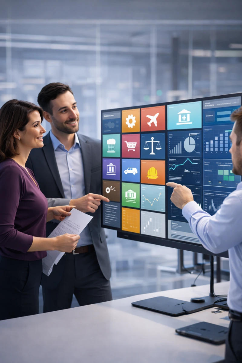 équipe externalisée pour le traitement de données et la gestion de la relation client afin de piloter efficacement les activités métier : immobilier, expertise automobile, grande distribution & retail, presse & medias, support IT, solutions e-commerce, formations