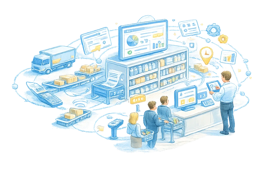 Sécurisez vos opérations retail à grande échelle sans perdre la maîtrise de vos flux et de vos données.