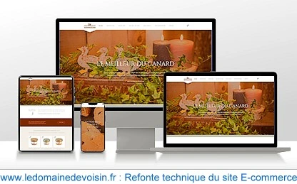 Refonte technique et optimisation de la boutique en ligne Ledomainedevoisin.fr